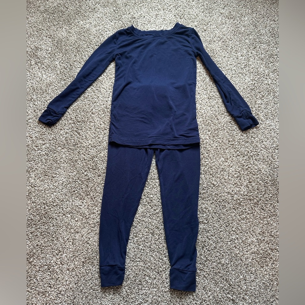 Little Sleepies Blue Pajama Set Classic Design